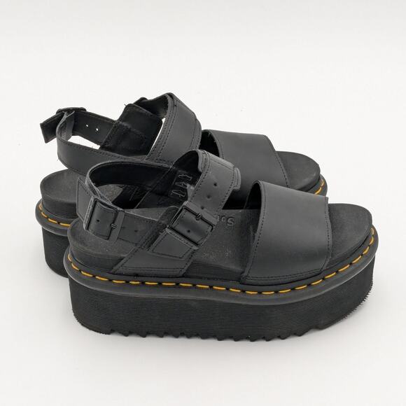 Dr.Martens Women's Blaire Quad Platform Gladiator Sandals black size US6 EU37 - Picture 5 of 10